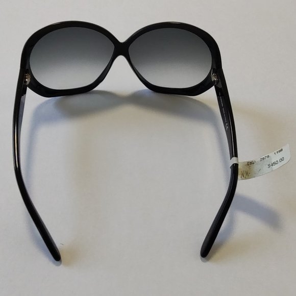 Tom Ford Natalia Sunglasses ASO Kim Kardashian Black Grey Oversized TF12 Gold T main image 16